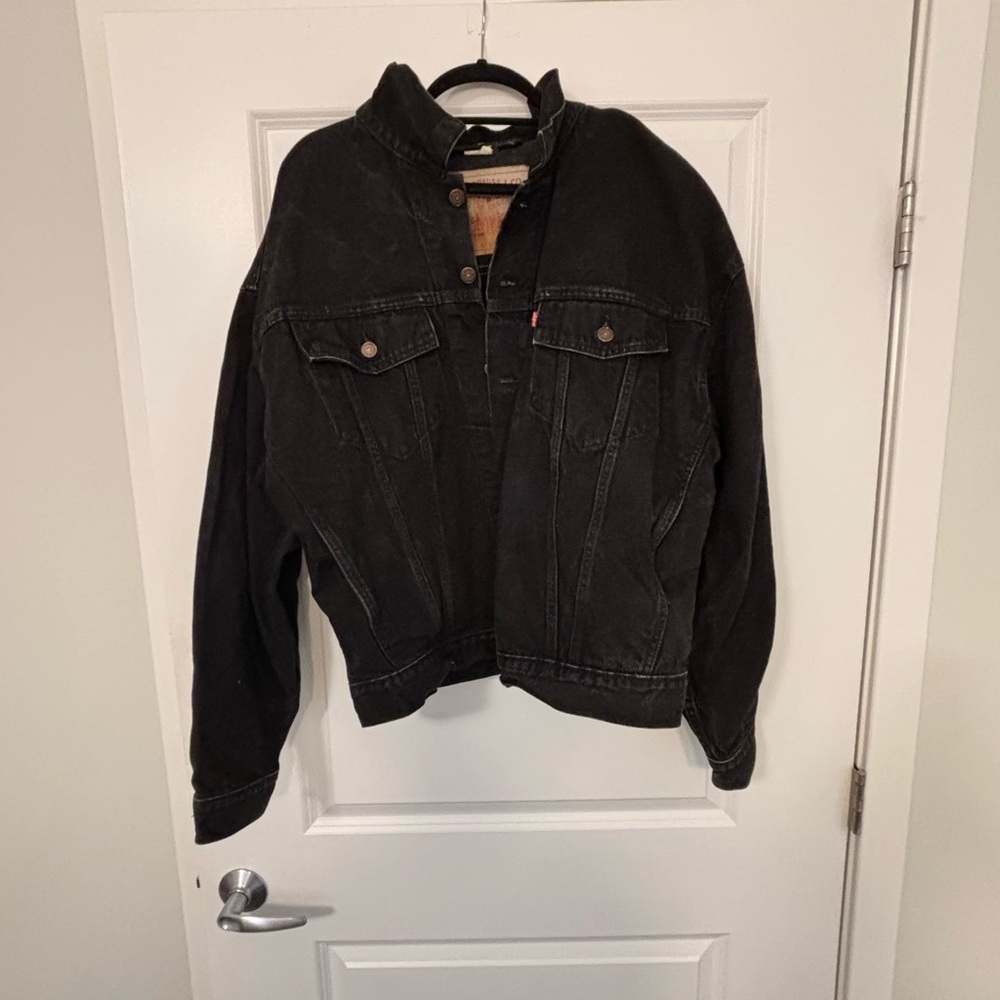 Levi's Charcoal Denim Jacket